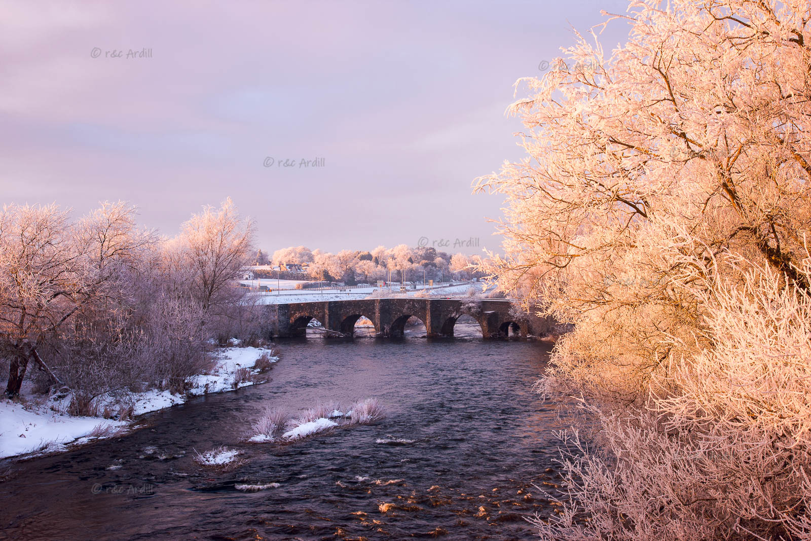 Photo of Meath Kilcarn Bridge in Snow - T13757