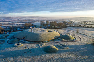 Photograph of Meath Knowth Frosty Early Morning - V00545